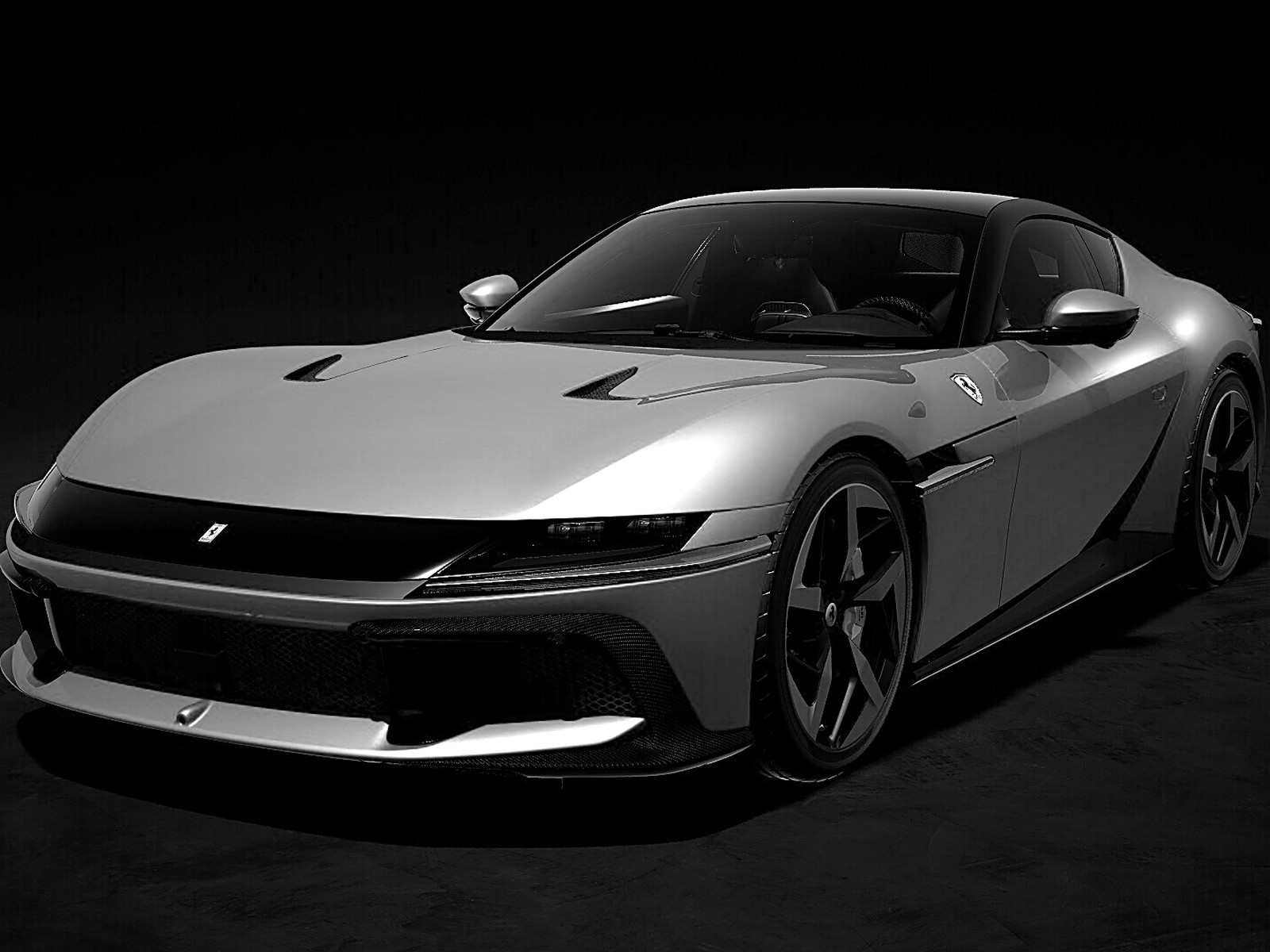 Ferrari 12 Cilindri, přední pohled