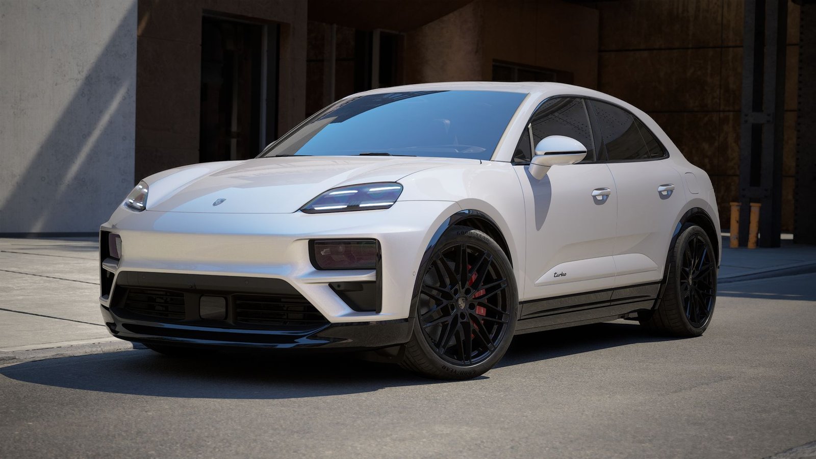 Macan Turbo Electric, exteriér